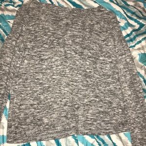 Grey cropped hoodie